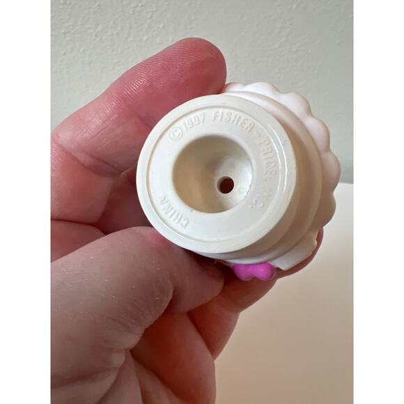 Fisher-Price Little People Baby 1997 Pink Stroller 1996 - Picture 3 of 4